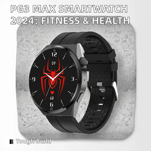 <span class=keywords><strong>PG3</strong></span> MAX 2024 Smartwatch Moda Fitness Tracker IP67 Silicona IPS Pantalla Monitor de ritmo cardíaco Carcasa de aleación Compatible con Android - Product Image 2