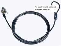 Kunci Kabel Laptop Notebook HP Anti Maling YH1183 dari Baja Paduan Seng yang Tahan Lama dengan Kunci