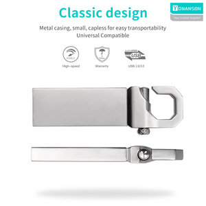 Biểu tượng tùy chỉnh USB tùy biến kim loại mini USB Flash Drive 16GB 32GB Cle Bộ nhớ Gậy 64GB 128GB tùy chỉnh USB Stick - Product Image 3