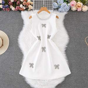 Nuevo Vestido de Moda Vintage Negro para Mujer, Vestido de Playa de Verano, Falda Corta sin Mangas, Vestidos Ajustados Elegantes para Mujer - Product Image 1