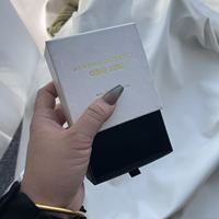 Boîte à bijoux et sac cadeau en carton personnalisé pour collier avec logo imprimé