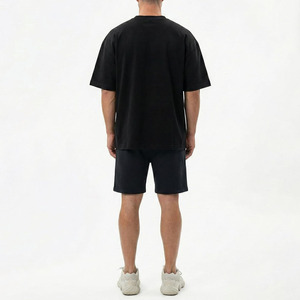 Breathable Summer Suit For Adult Professional Manufacture Custom Made Men T Shirt & Shorts <b>Set</b> Two Pcs Casual Wear Men <b>Twin</b> <b>Set</b> - Product Image 6