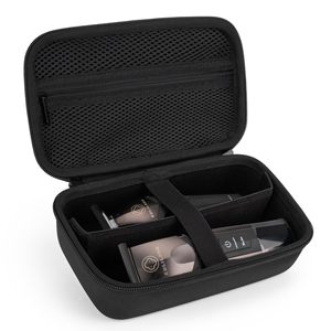 Valise professionnelle pour barbier Eva noire, étui pour <span class=keywords><strong>styliste</strong></span> de maquillage, étui pour tondeuse, boîte de barbier pour salon de coiffure - Product Image 1