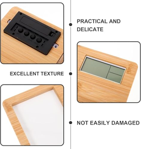 2026 Hot Selling Led Digital <b>Clock</b> <b>Wooden</b> Bedside Office Desk Decorations Digital Azan <b>Clock</b> Desk <b>Clock</b> With Picture Frame - Product Image 2