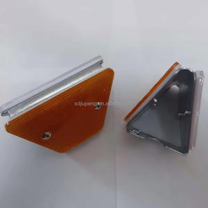 Delineatore Stradale Barriera di Sicurezza Riflettente Bianco ad Alta Intensità Prismatico in Alluminio Rivestito in <span class=keywords><strong>PVC</strong></span> <span class=keywords><strong>Guardrail</strong></span> Luminoso per Autostrada - Product Image 4