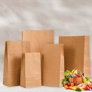 Bolsas de Papel para Pan Personalizadas de Fábrica, Base Cuadrada Marrón, Bolsas de Papel para Pan de Grado Alimenticio al por Mayor - Product Image 2