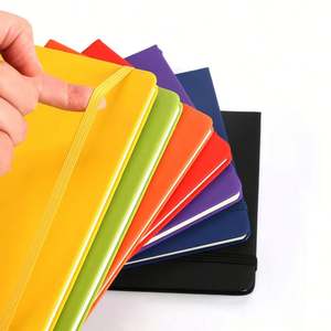 2026 New Wholesale High Quality Office Journal Pu Leather A6 <b>Notebook</b> With Elastic Band Custom Logo With <b>Lined</b> Pages - Product Image 3