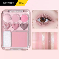 CC30614 Großhandel Lidschatten-Palette Blush Highlighter All-in-one Palette Karamell, Rosa, Braun, Erdfarben, Preiswert für Damen