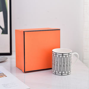 Tasse à bouche droite de restaurant doré de luxe nordique Offre Spéciale avec boîte-cadeau - Product Image 4