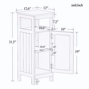 Mueble de baño de una puerta DB para almacenamiento de cocina - Product Image 5