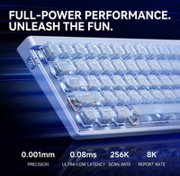 Clavier de jeu magnétique MCHOSE Ace 68 Air 2, 8K Polling, 0,08 ms de latence, déclenchement rapide 0,001 mm, clavier filaire 65 % pour FPS