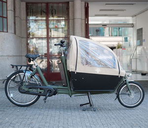 Ajustement universel pour les vélos cargo électriques et standard Installation facile Housse de pluie étanche pour vélo cargo - Product Image 1
