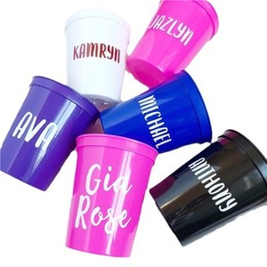 Vaso de Plástico PP de Grado Alimenticio con Logotipo Personalizado, Apilable, 22 oz, para Café, Cerveza, Té, Botella de Agua Desechable, Vaso Publicitario - Product Image 1