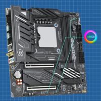 Carte mère ATX puissante ERYING avec processeur I9-14900HX intégré, haute vitesse, pour ordinateur de bureau de jeu DIY