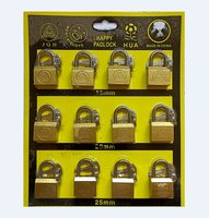 Lot de 12 cadenas en laiton à ouverture latérale, 25mm, 30mm, 40mm, finition laiton, vente en gros usine