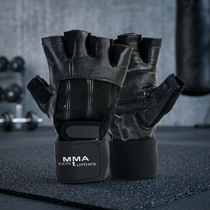 Professional MMA Costumes Leather Lifting Gloves Gym Fitness Customizable Versatile <b>5kg</b> 25kg <b>Weight</b> Ranging Power Bags Made - Product Image 2
