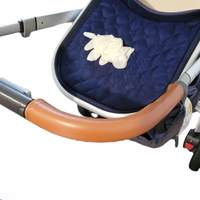 YY nouveau Style poussette accoudoir manches personnalisé poussette accoudoir étui confortable bébé landau poignée couverture pour la famille