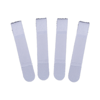 Boucle de crochet réglable en nylon pour la gestion des câbles Adhésif double face de type P Stockage écologique des attaches de câble de données Sacs de vêtements Chaussures