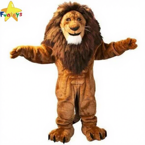 Costumi Mascotte Funtoys CE Il Re <span class=keywords><strong>Leone</strong></span> per Adulti, Travestimento per Natale e Halloween con Pelo Lungo - Product Image 4