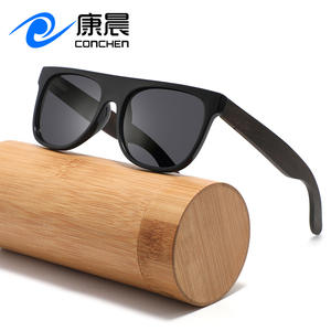 Lunettes de soleil en bois de bambou pour hommes, protection UV400, monture PC, verres TAC, mode, extérieur, conduite, protection solaire, Wenzhou 1064 - Product Image 3