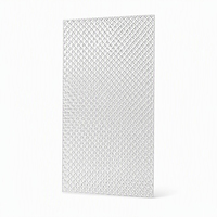 Feuilles diffuseuses prismatiques pour PC, feuilles diffuseuses LED, anti-éblouissement, haute transmission lumineuse, haute dureté, résistantes aux intempéries, tailles personnalisées