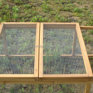 Rumah Kelinci Ramah Lingkungan SDR008 dari Kayu dengan Pola Cetak untuk Penggunaan di Peternakan Luar Ruangan & Kandang Kelinci - Product Image 4