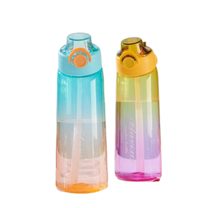 Botella de Agua Deportiva Portátil de Plástico Esmerilado con Múltiples Sabores a Frutas, Sin Azúcar ni Calorías, en Formato de Vaso Pulverizable - Product Image 6