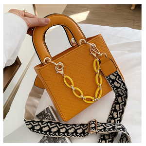 2020 marque de luxe carré large sangle sac à bandoulière femmes sacs à main et sacs à main - Product Image 4