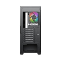 Tecnomall Latest Design Oem Dual Tempered Glass Desktop Computer Case Pc Gaming Casing Gamer Type C Usb3.0 Full Tower Atx Case