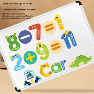 ของเล่นเสริมพัฒนาการเด็กเล็ก ติดตู้เย็น แบบแม่เหล็ก ตัวต่อกระดาษ สำหรับเด็กอายุ 0-24 เดือน <50 ชิ้น - Product Image 3