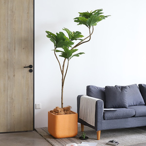 <span class=keywords><strong>Arbre</strong></span> artificiel de <span class=keywords><strong>fruit</strong></span> de <span class=keywords><strong>pain</strong></span> de 190-210 cm, faux <span class=keywords><strong>arbre</strong></span> réaliste en pot pour la décoration intérieure et extérieure de la maison et du jardin - Product Image 3