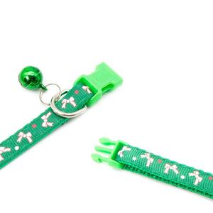 सस्ते 1 सेमी कुत्ते नायलॉन कॉलर बिल्ली की अंगूठी क्रिसमस ट्री धनुष पैटर्न समायोज्य रंगीन बकल विरोधी-हानि कुत्ते पट्टा और पालतू कॉलर - Product Image 4