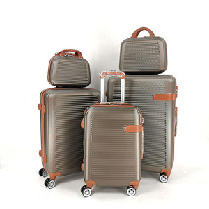 Ensemble de valises de voyage, durable et léger, en ABS et PC, ensemble de 6 pièces, style minimaliste, sac à bagages - Product Image 4