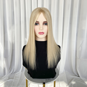 ท็อปเปอร์ผมแท้แบบไหม ขนาด 5x6.5 นิ้ว ผมแท้รัสเซียแบบเวอร์จิ้น พร้อมคลิปหนีบ คุณภาพสูง สำหรับผู้หญิงที่มีภาวะผมร่วง - Product Image 5