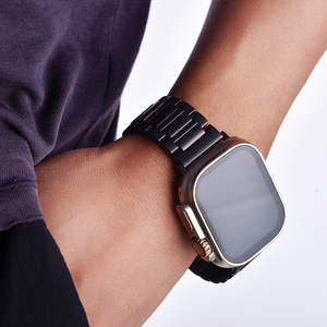 Bracelet en titane ultra léger JAETIUM pour Apple Watch, bracelet intégré haut de gamme avec fermoir pliable - Product Image 6