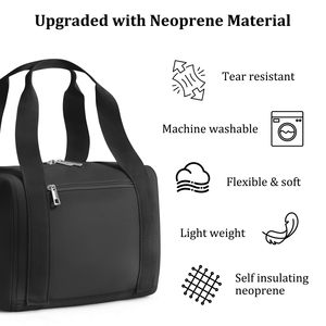 <span class=keywords><strong>Sac</strong></span> <span class=keywords><strong>isotherme</strong></span> à déjeuner en néoprène avec logo personnalisé pour femmes et hommes, grande capacité, portable, isolé, pour pique-nique et travail - Product Image 5