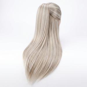 Extension di <span class=keywords><strong>Capelli</strong></span> con Cuticole Allineate, 100% Vergini Non Trattati, <span class=keywords><strong>Capelli</strong></span> Umani Vietnamiti, 10 Pollici Lisci con Punte Pieno, per Donne, <span class=keywords><strong>Castano</strong></span> con Mèches - Product Image 5