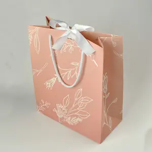 Luxury Pape rbag Boutique Retail Clothing Packaging Shopping christmas giftBag Gift Bag e Papel Paper Bag With Logo