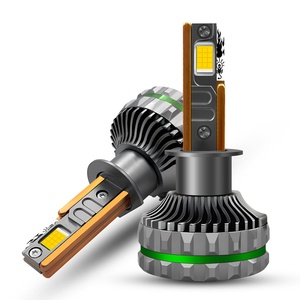Faros LED de Alta Potencia de 300W, <span class=keywords><strong>Cuatro</strong></span> Tubos de Cobre, H1H7H4H 119005 9006, con Temperatura de Color de 6000k, Nuevo Estado - Product Image 2