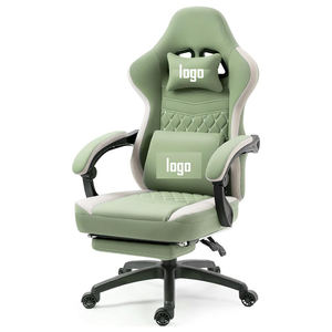 2025 chaise de jeu ergonomique personnalisée bureau exécutif pivotant chaise <span class=keywords><strong>PC</strong></span> repose-pieds de Massage haut <span class=keywords><strong>Gamer</strong></span> course tissu confortable - Product Image 1