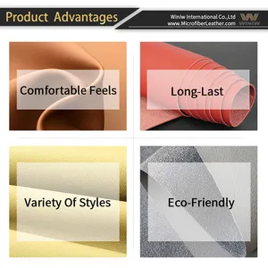 Бесплатные образцы высококачественной искусственной кожи WINIW из микрофибры, Автомобильная обивка для OEM и послепродажного обслуживания, кожаный материал для автомобильных сидений
