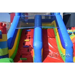 Thương mại Nhà bị trả lại đầy màu sắc khối Thế Giới <span class=keywords><strong>Inflatable</strong></span> <span class=keywords><strong>Bouncer</strong></span> lâu đài bouncy ngoài trời nhảy lâu đài cho trẻ em - Product Image 4