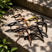 Capo de guitare acoustique en métal coloré pour basse, ukulélé, accessoire d'instrument de musique