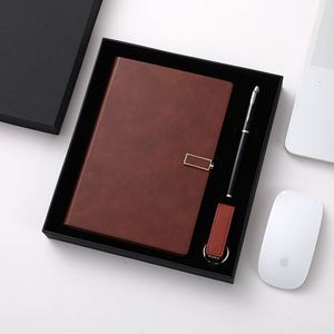 2025 Trending New Idea Product of <b>Diary</b> <b>Notebook</b> and Pen Usb Gift for Business Promotion Education Graduation Office Stationery - Product Image 3
