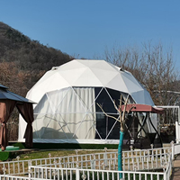 Tente de Safari en forme de dôme de serrage géomantique, imperméable, en toile, de luxe, pour l'extérieur, hôtel, Camping en famille, qualité supérieure