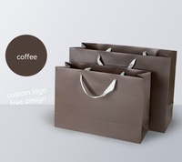 Handgefertigte Beschichtete Geschenktüten mit Logo-Goldprägung Umweltfreundliche Laminierte Recycelte Langlebige Verpackungsbänder Luxuriöse Karton-Geschenktaschen