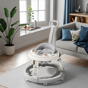 Marche-bébé de luxe 3 en 1 réglable, siège pivotant simple, <span class=keywords><strong>trotteur</strong></span> <span class=keywords><strong>pour</strong></span> les bébés de 6 mois et plus, chaise de marche <span class=keywords><strong>pour</strong></span> bébé - Product Image 6