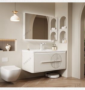 New bathroom cabinet combination ceramic integrated washbasin washstand bathroom washbasin - Product Image 6