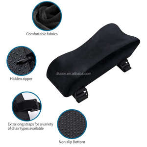 एर्गोनोमिक मेमोरी फोम आर्मरेस्ट कुशन कोहनी दबाव राहत समर्थन पैड ऑफिस चेयर आर्मरेस्ट तकिया सीट सीट आराम ऊंचाई बूस्टर बूस्टर - Product Image 5