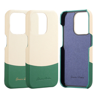 Coque de téléphone en cuir Nappa Offre Spéciale peinture bord artisanat couverture de téléphone portable pour iPhone 15 Pro Max étui de téléphone portable